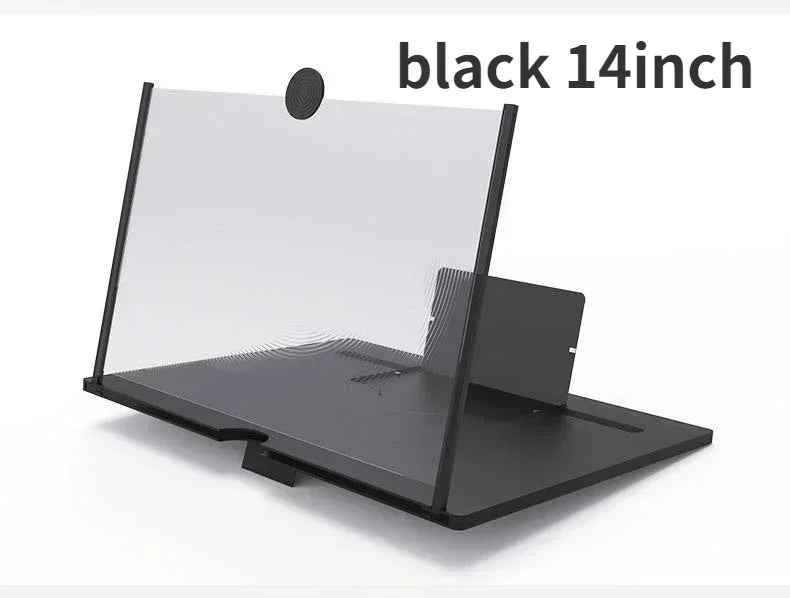 3D Screen Amplifier Mobile Phone Screen 14/12/10Inch Video Magnifier for All Cell Phone Enlarged Screen Smartphone Stand Bracket
