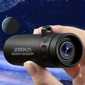 2000X25 HD Monocular Telescope, Compact Portable for Travel, Hiking, Fishing, Camping, Stargazing, Concerts & Bird Watching